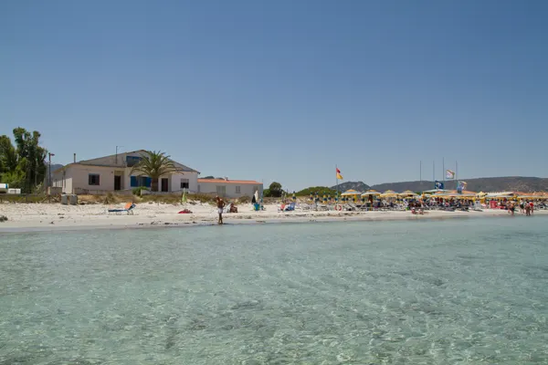 Vista della spiaggia La Cinta